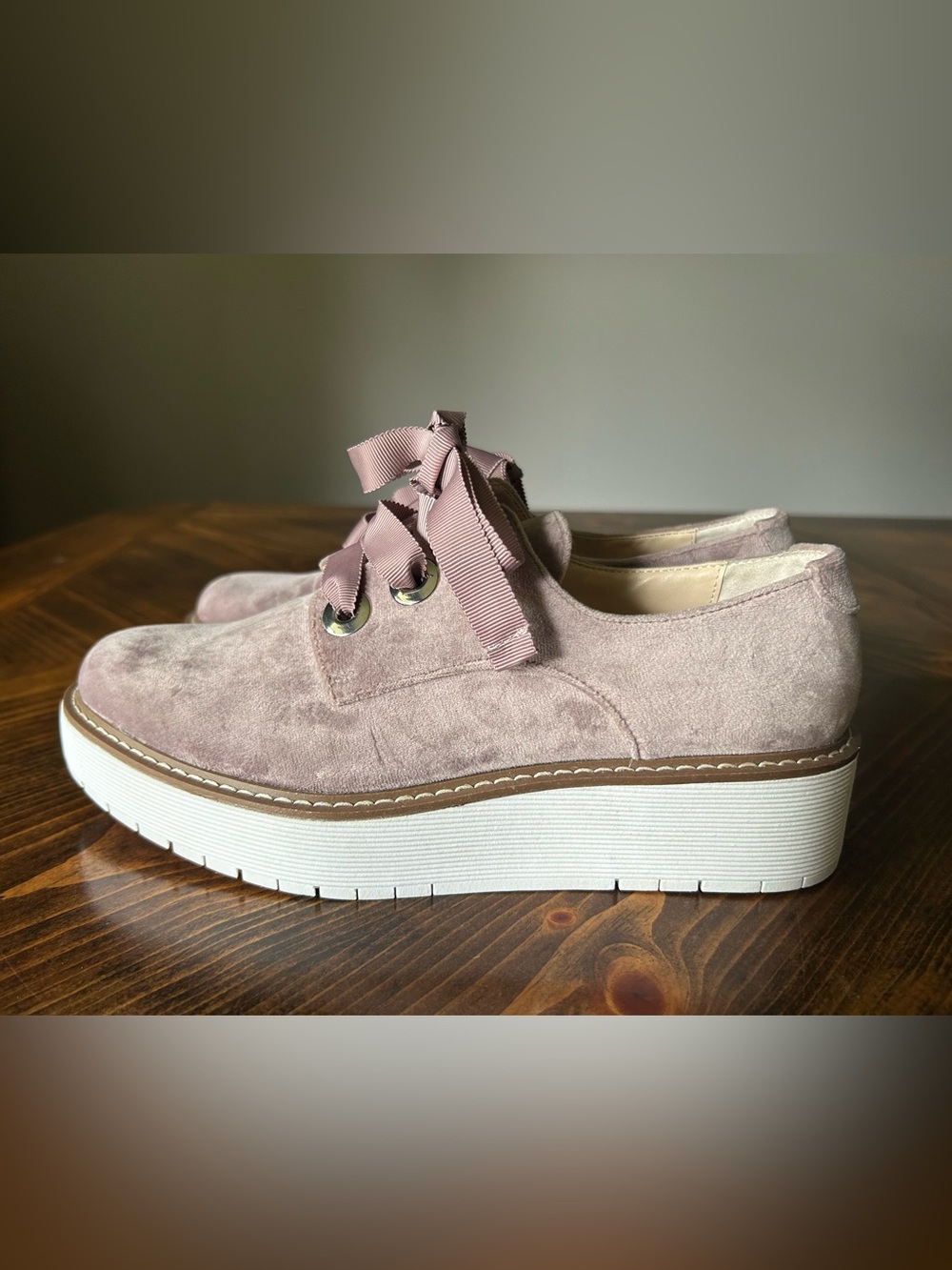 ZARA Woman MAUVE Platform Sneakers